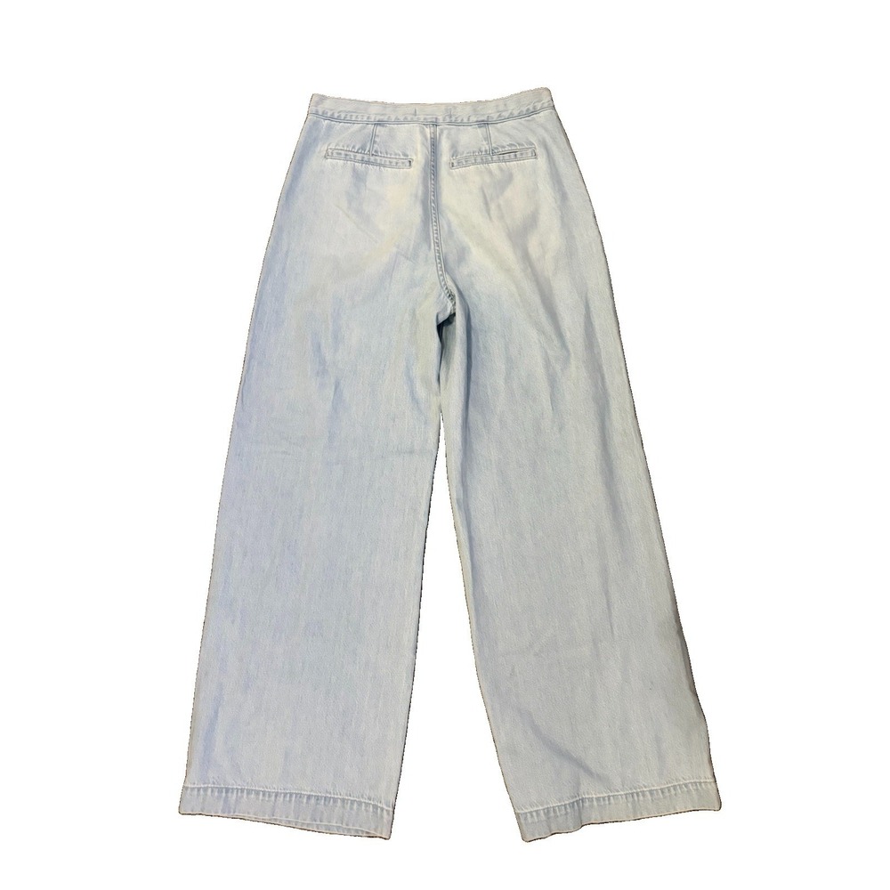 Madewell Harlow High Rise Wide Leg Jeans Light Wash Denim Women’s 27 Relaxed - Picture 8 of 9